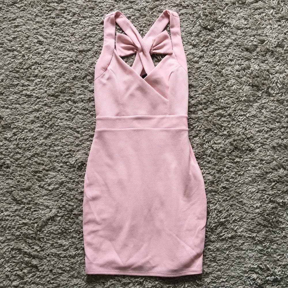 NWT! Pink bodycon dress size small
